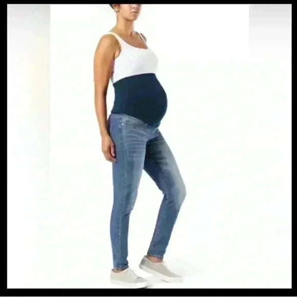 Signature by Levi Strauss Denim - Levi Strauss Signature Gold Maternity Skinny Premium Panel Simply Stretch size L